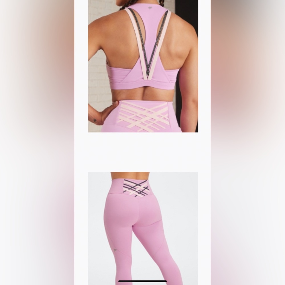 Fabletics Boost Med Impact Bra XXL and Boost Powerhold High Waisted Legging XL